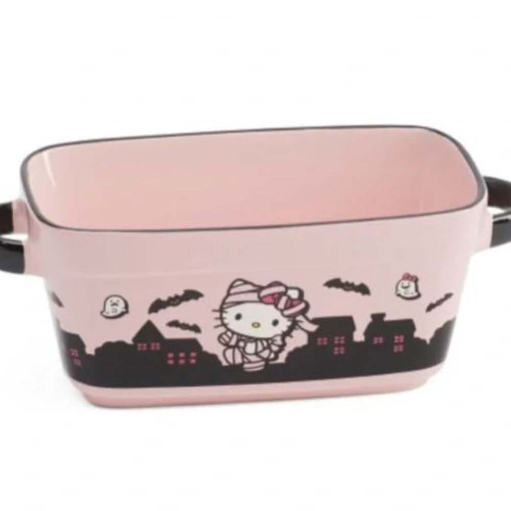 NWT HELLO KITTY Mummy Pink Black Loaf Baker